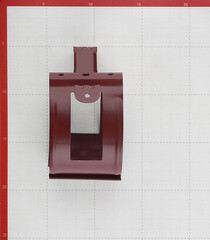 Кронштейн хомут труб Grand Line металлический на деревянную стену d90 мм красное вино RAL 3005 - фото 2