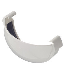 Изображение товара Заглушка желоба Docke Lux пластиковая d140 мм пломбир RAL 9003