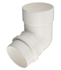 Изображение товара Колено трубы Docke Lux пластиковое d100 мм 72° пломбир RAL 9003