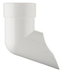 Колено стока Docke Lux пластиковый d100 мм пломбир RAL 9003 - фото 5