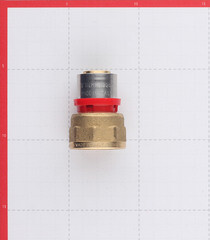 Соединитель прямой Tiemme 26(пресс) х 1 ВР(г) - фото 4