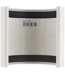 Соединение желоба Docke Lux пластиковое d140 мм пломбир RAL 9003 - фото 4