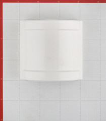 Соединение желоба Docke Lux пластиковое d140 мм пломбир RAL 9003 - фото 6