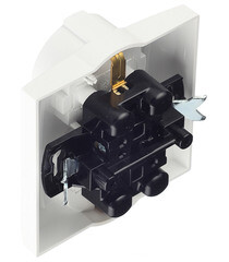 Розетка Simon 15 встраиваемая белая (1590459-030) - фото 2