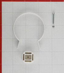 Хомут трубы Docke Lux пластиковый d100 мм пломбир RAL 9003 - фото 5