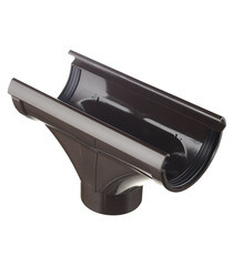 Изображение товара Воронка желоба Docke Lux пластиковая d140-100 мм шоколад RAL 8019