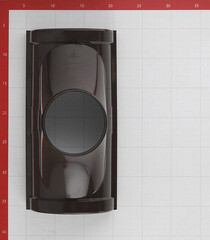 Воронка желоба Docke Lux пластиковая d140-100 мм шоколад RAL 8019 - фото 4