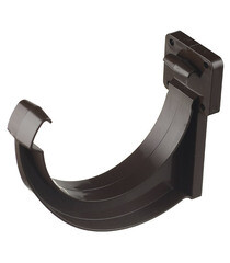 Кронштейн желоба Docke Lux пластиковый d140 мм шоколад RAL 8019 - фото 1