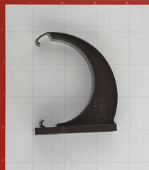 Кронштейн желоба Docke Lux пластиковый d140 мм шоколад RAL 8019 - фото 5