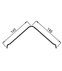 Щипец Ондулин красный 1 м - фото 3