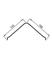 Щипец Ондулин коричневый 1 м - фото 3