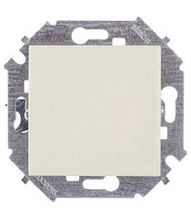 Выключатель Simon 15 одноклавишный встраиваемый слоновая кость (1591101-031) - фото 1