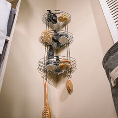 Полка для ванной ЧМЗ Стамбул угловая трехъярусная 222х222х720 мм металл хром (501-006-01) - фото 11