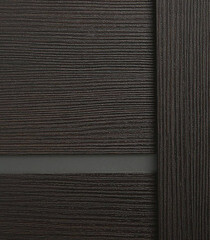 Дверь межкомнатная Vision 700х2000 мм ПВХ венге со стеклом с замком и петлями - фото 2