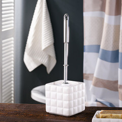 Ершик для унитаза Verran Quadratto напольный пластик/керамика белый (790-11) - фото 5