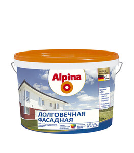 Краска водно-дисперсионная фасадная Alpina Долговечная база 3 2,35 л ...