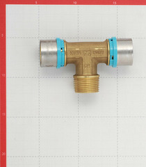 Тройник Tiemme 32(пресс) х 1 НР(ш) х 32(пресс) - фото 6