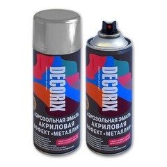 Эмаль Decorix металлик хром аэрозоль 520мл