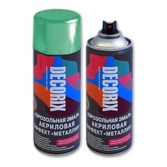 Эмаль Decorix металлик зеленая аэрозоль 520мл