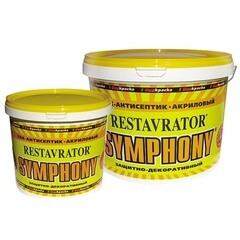 Лак антисептик шелковисто-матовый акриловый SYMPHONY RESTAVRATOR ЕР 2,7л