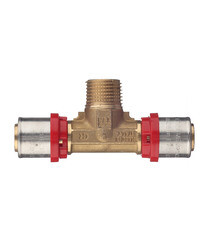 Тройник Tiemme 20(пресс) х 1/2 НР(ш) х 20(пресс) - фото 4