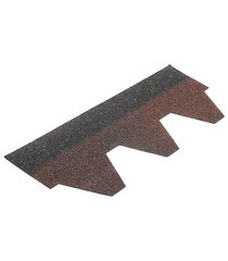 Черепица гибкая Шинглас Финская соната красная 3 кв.м - фото 5