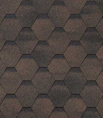 Черепица гибкая Шинглас Финская соната коричневая 3 кв.м - фото 1