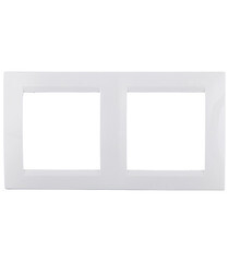 Изображение товара Рамка Simon 15 двухместная белая (1500620-030)