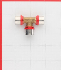 Тройник Tiemme 26(пресс) х 26(пресс) х 26(пресс) - фото 2