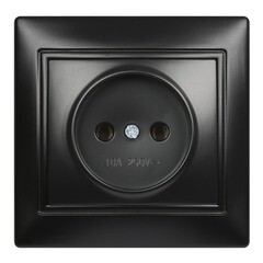 Розетка встраиваемая Smartbuy Венера одноместная без заземления 10А черная SBE-01b-10-S1-N-c