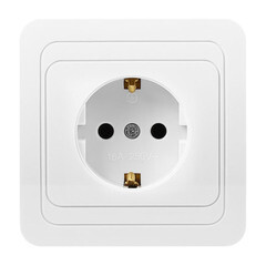 Розетка встраиваемая Smartbuy Марс одноместная с заземлением белая 16А SBE-02w-16-S1-Z-c