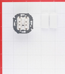 Переключатель Simon 15 двухклавишный встраиваемый белый (1591397-030) - фото 5