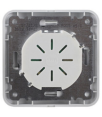 Диммер Makel Mimoza одноклавишный встраиваемый белый (12011) - фото 3