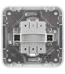 Выключатель Makel Mimoza трехклавишный встраиваемый белый (12091) - фото 3