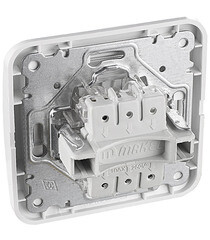 Выключатель Makel Mimoza трехклавишный встраиваемый белый (12091) - фото 2