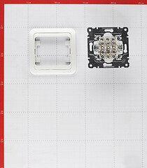 Выключатель Makel Mimoza трехклавишный встраиваемый белый (12091) - фото 4