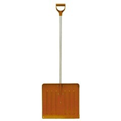 Лопата снегоуборочная поликарбонатная Amsterdam 420х550 мм алюминиевый черенок