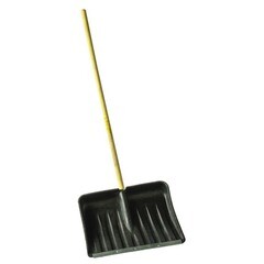 Лопата снегоуборочная 500х390 мм деревянный черенок