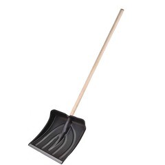 Лопата снегоуборочная 400х420 мм деревянный черенок