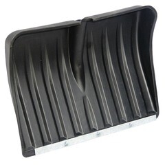 Лопата снегоуборочная 500х390 мм с планкой без черенка