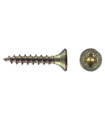 Саморезы универсальные 20x3,5 мм желтые (200 шт.) - фото 1