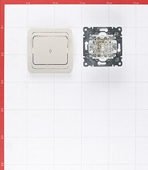 Переключатель Makel Mimoza одноклавишный встраиваемый бежевый (25005) - фото 5