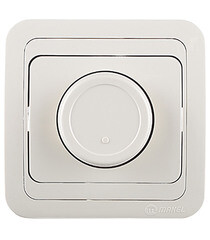 Диммер Makel Mimoza одноклавишный встраиваемый бежевый (25011) - фото 1