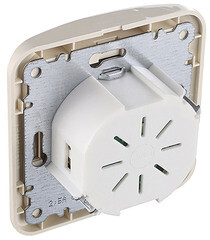 Диммер Makel Mimoza одноклавишный встраиваемый бежевый (25011) - фото 5