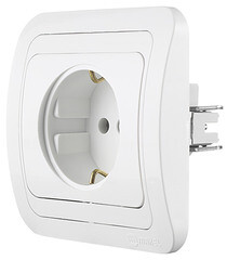 Розетка Makel Mimoza встраиваемая белая (12028) - фото 2