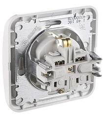 Розетка Makel Mimoza встраиваемая белая (12028) - фото 3