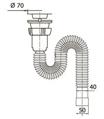 Мойка для кухни Сантэкс 50х50х16 см подвесная эмалированная с сифоном и кронштейнами эмалированная белая (1701/30717985) - фото 2