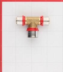 Тройник Tiemme 26(пресс) х 32(пресс) х 26(пресс) - фото 5