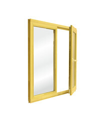 Изображение товара Окно деревянное Timber&style 1000х1000х45 мм 2 створки левая глухая правая поворотная