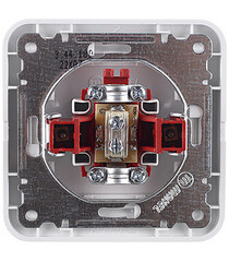 Розетка телевизионная Makel Mimoza встраиваемая белая (12007) - фото 3